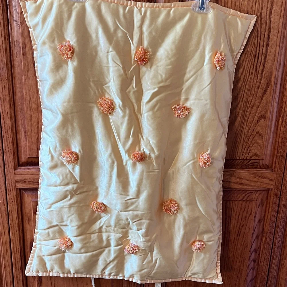 PB Teen yellow Comforter with one standard sham